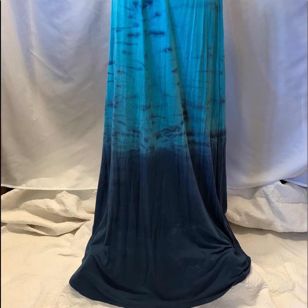 Ombré long maxi skirt